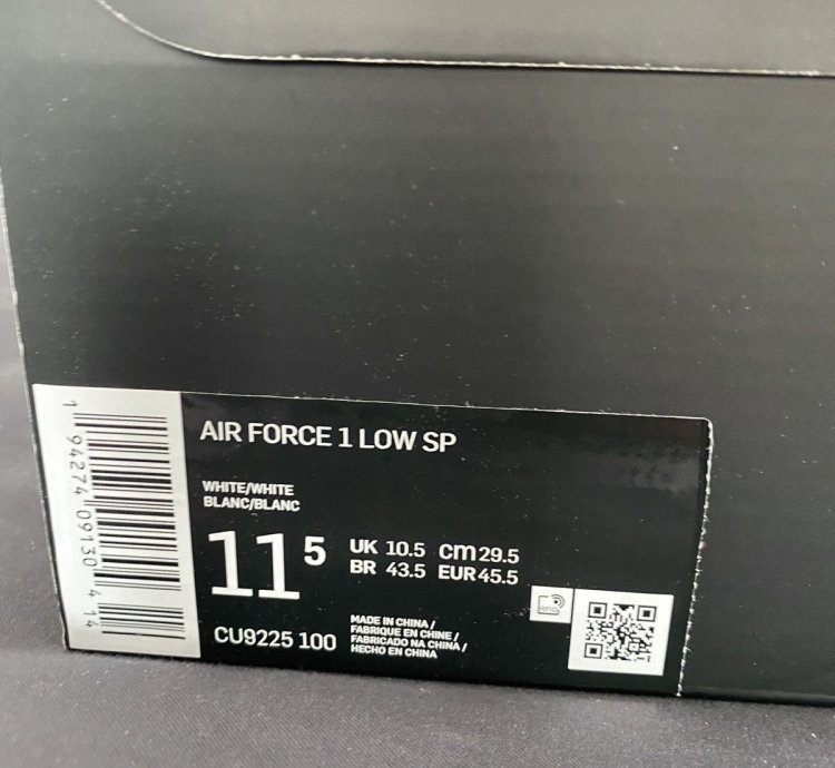Supreme Nike Air Force 1 Low Sp - White