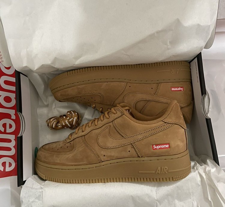 Supreme Nike Air Force 1 Low Sp Brown