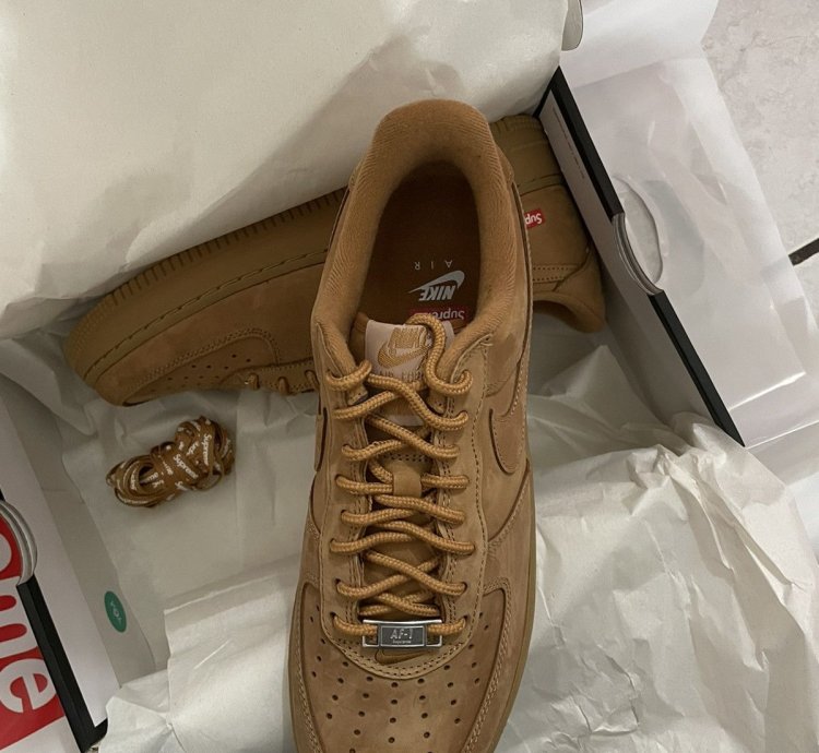 Supreme Nike Air Force 1 Low Sp Brown