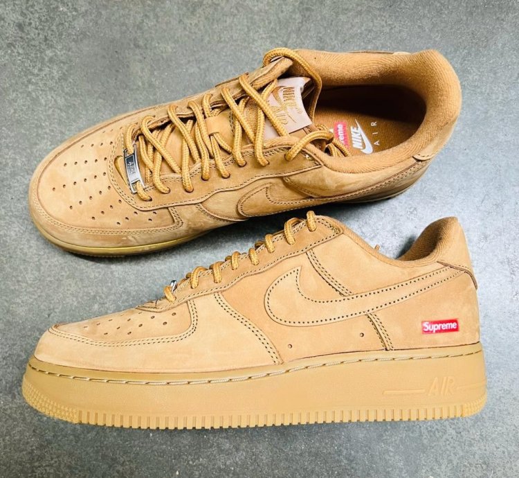 Supreme Nike Air Force 1 Low Sp Wheat