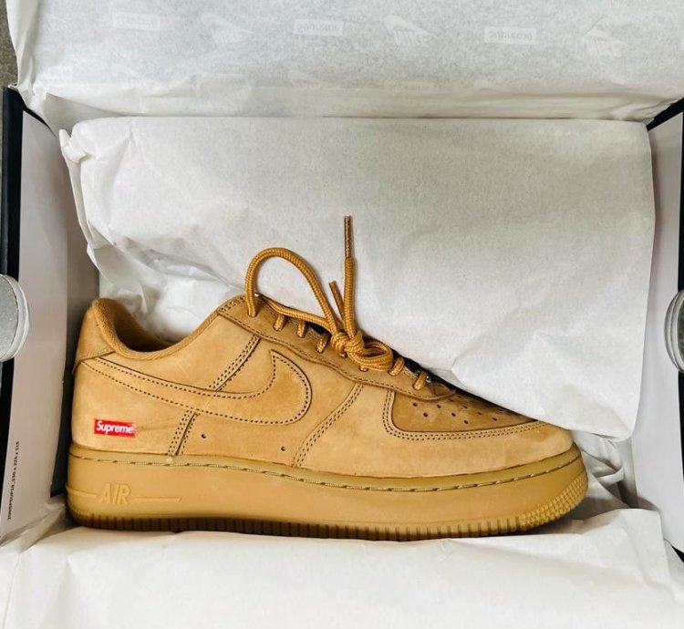 Supreme Nike Air Force 1 Low Sp Wheat