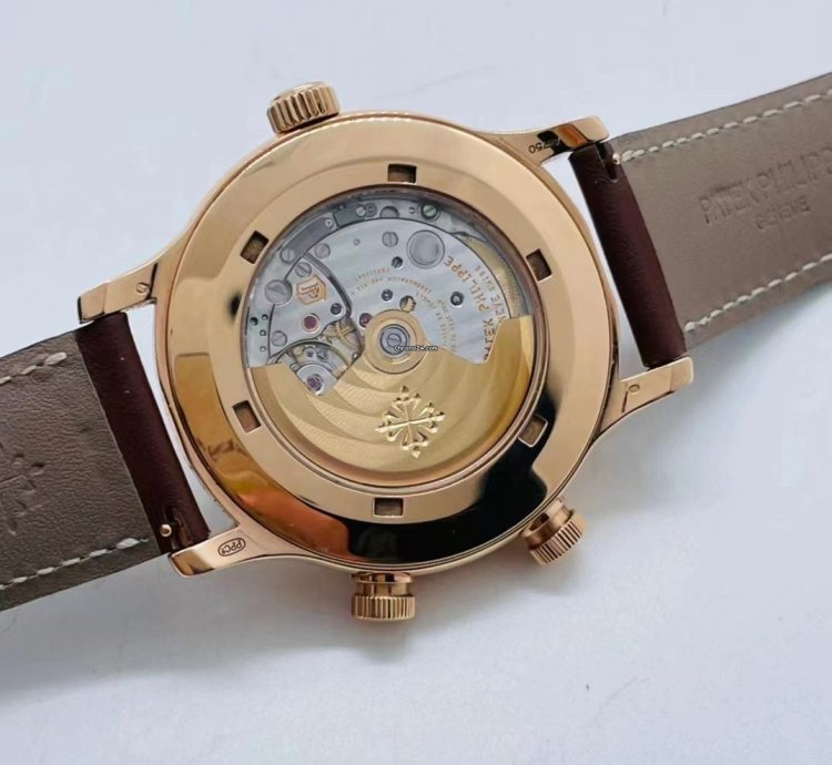 Patek Philippe Calatrava Pilot Travel Time Rose Gold 2020
