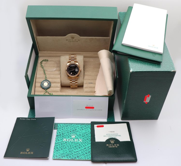 Rolex Day-date 36 New Full Stickers 2022 Paper Warranty