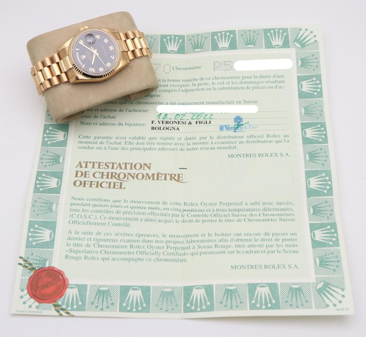 Rolex Day-date 36 New Full Stickers 2022 Paper Warranty