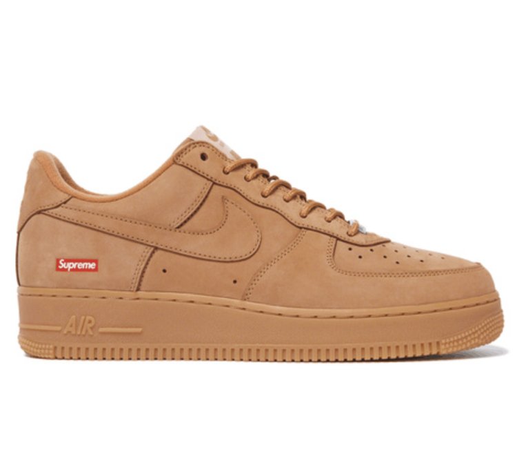 Supreme Nike Air Force 1 Low Wheat