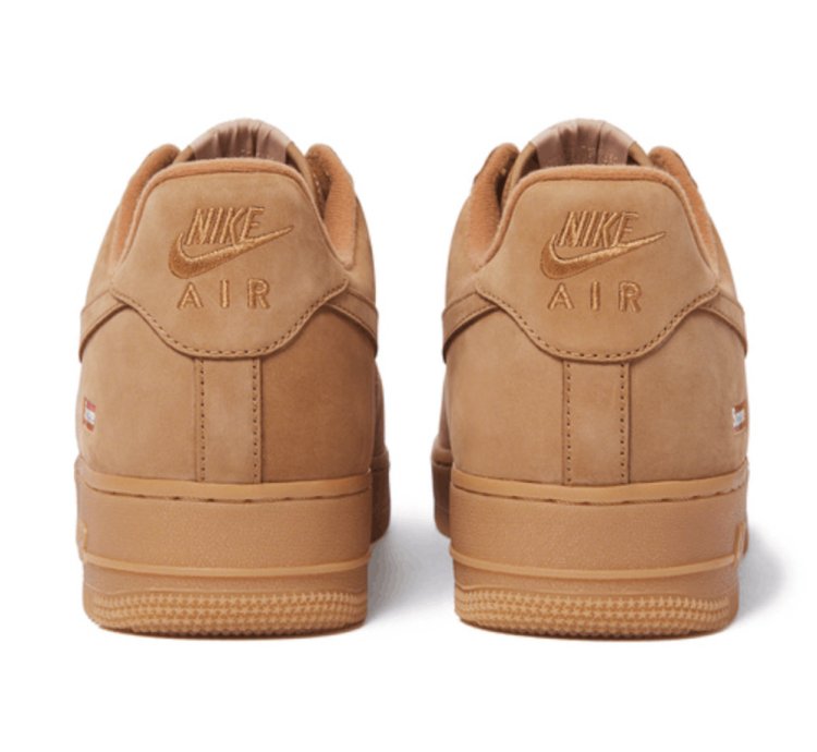 Supreme Nike Air Force 1 Low Wheat