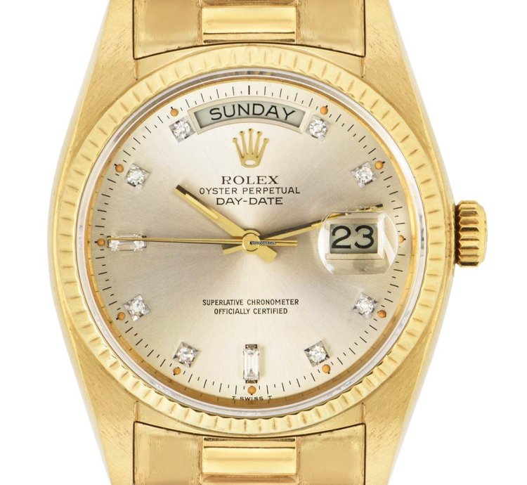 Rolex Day-date 36 Nos Diamond Dial 18038