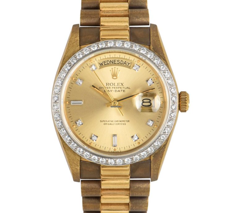 Rolex Day-date 36 Nos Diamond Set 18048