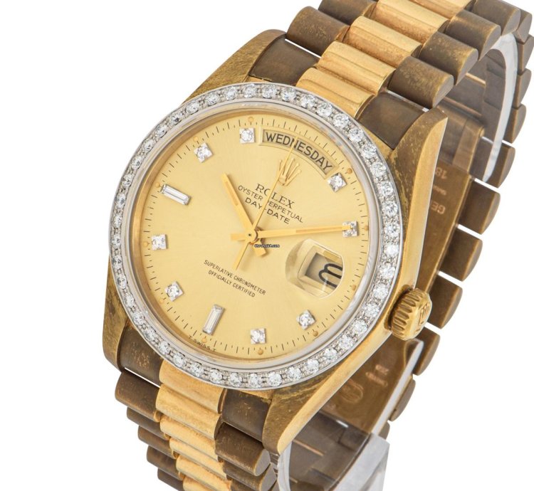 Rolex Day-date 36 Nos Diamond Set 18048