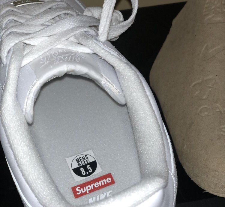 Supreme Nike Air Force 1 Low White Fw21 8 5 Mens Authentic