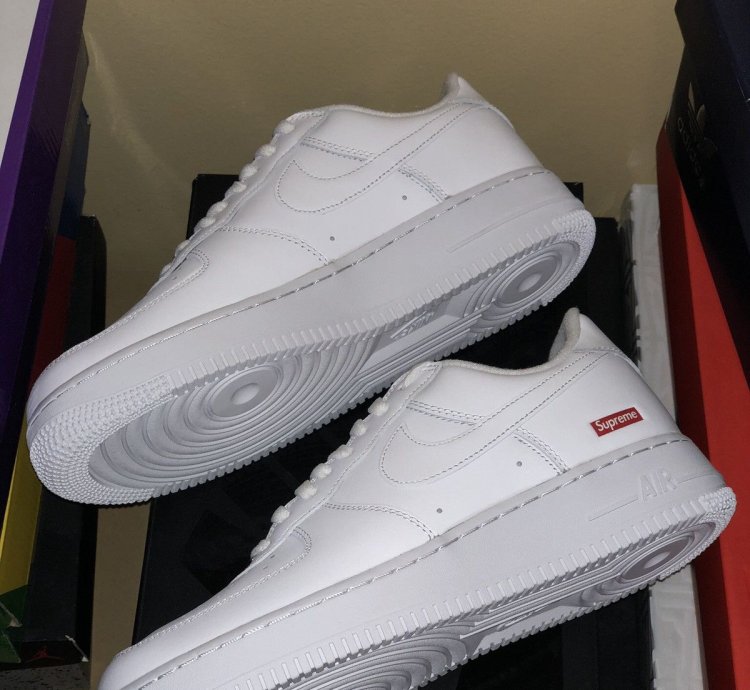 Supreme Nike Air Force 1 Low White Fw21 8 5 Mens Authentic
