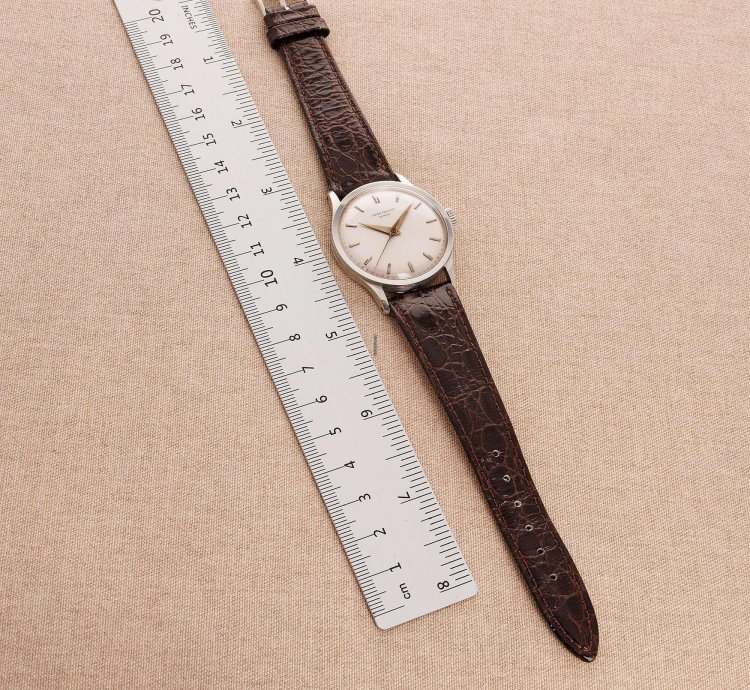 Patek Philippe Calatrava Platinum Calatrava Watch Ref 570 With Archive