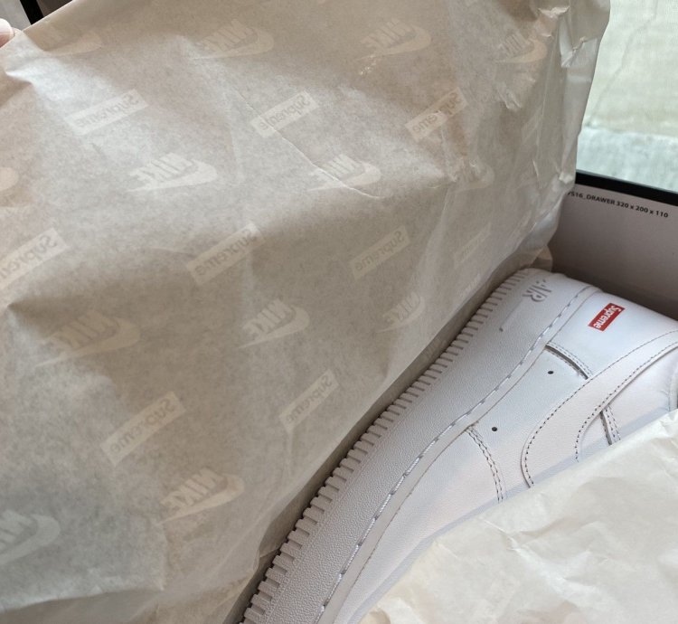 Supreme Nike Air Force 1 Low White Size 10 5 Box Logo