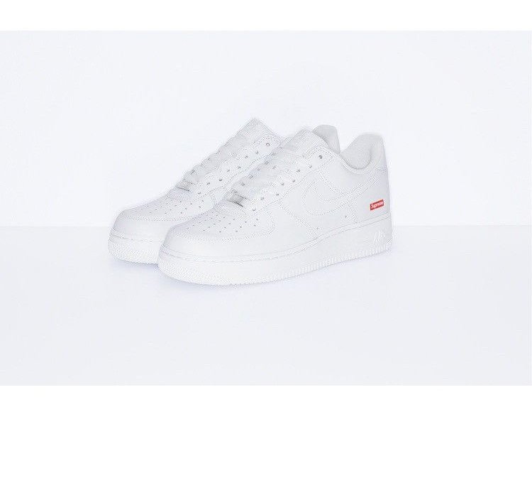 Supreme Nike Air Force 1 Low White Size 10 5 Box Logo