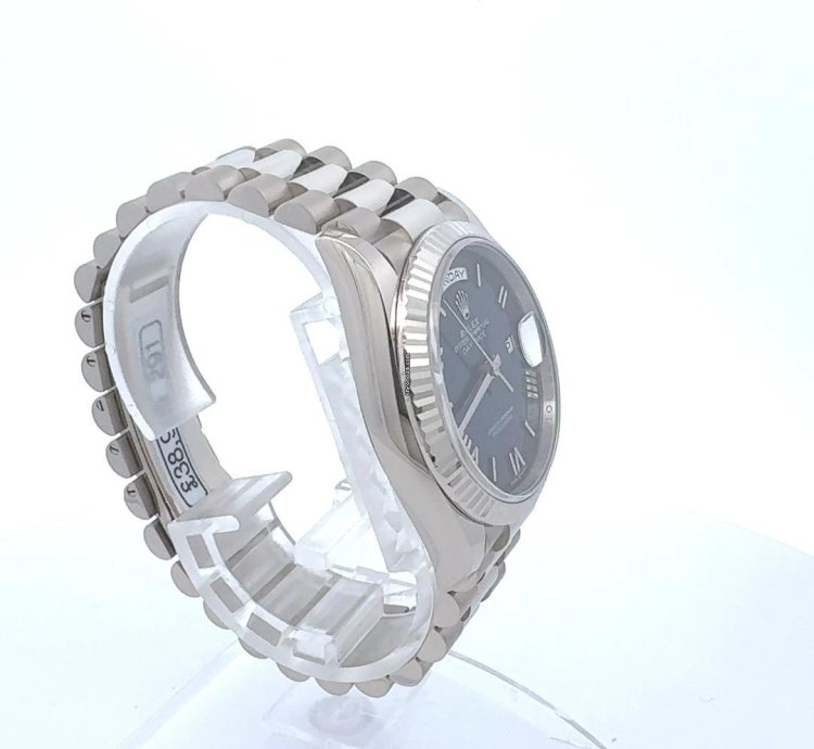 Rolex Day-date 36 Ombr Blue 18ct White Gold New 2024 Model
