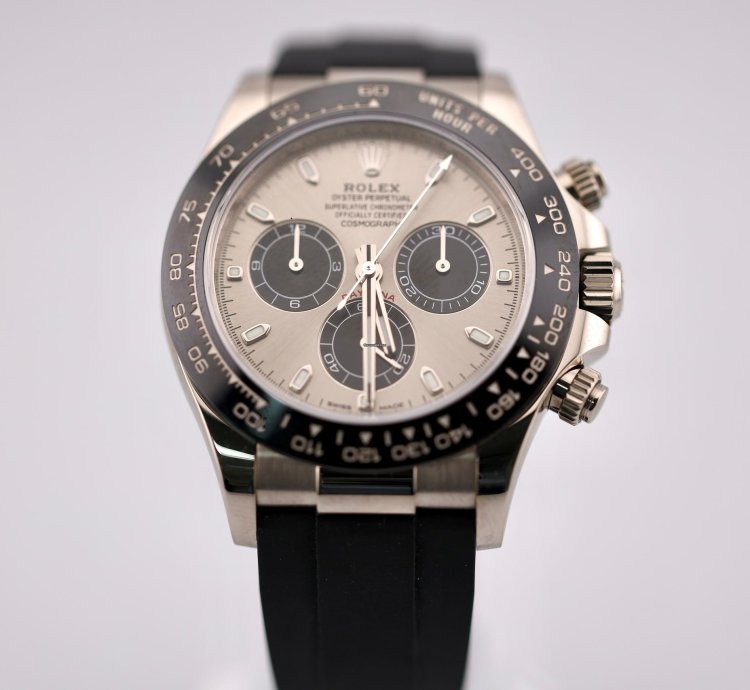 Rolex Daytona 2021 Daytona White Gold Ghost Oysterflex 116519ln