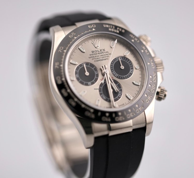 Rolex Daytona 2021 Daytona White Gold Ghost Oysterflex 116519ln