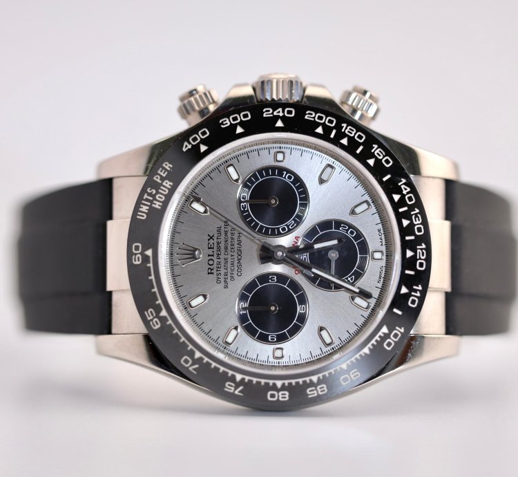 Rolex Daytona 2021 Daytona White Gold Ghost Oysterflex 116519ln