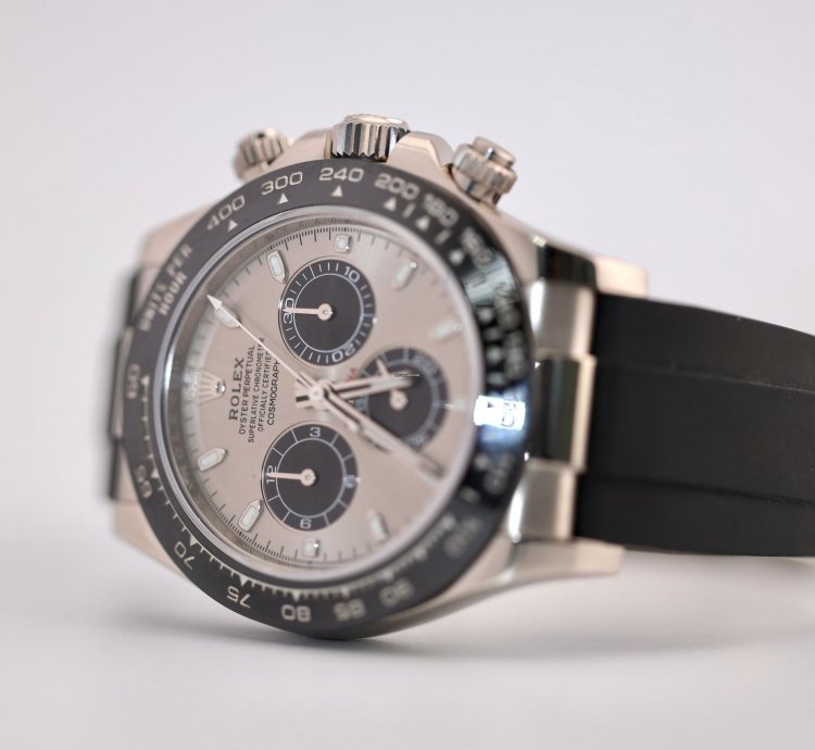 Rolex Daytona 2021 Daytona White Gold Ghost Oysterflex 116519ln