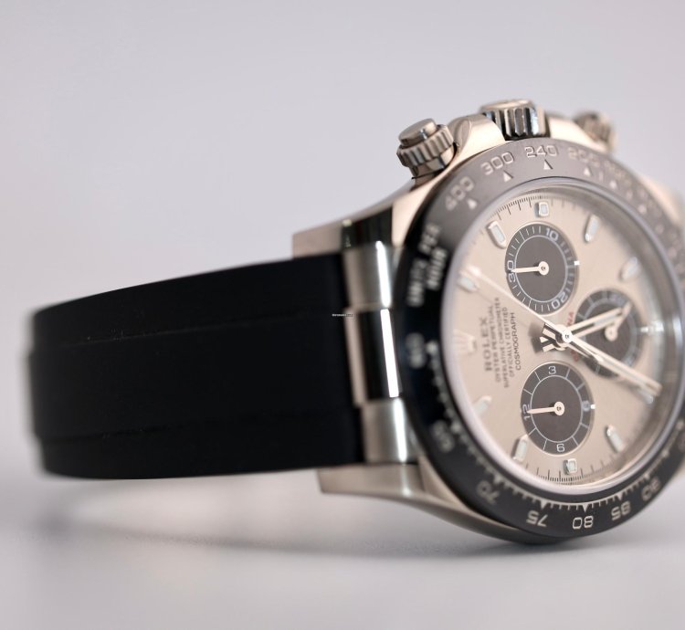 Rolex Daytona 2021 Daytona White Gold Ghost Oysterflex 116519ln