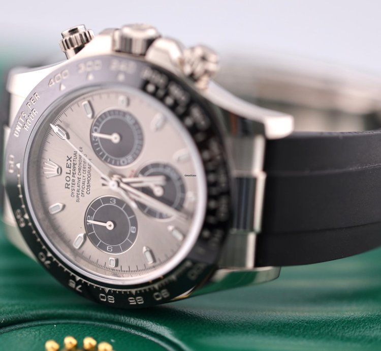Rolex Daytona 2021 Daytona White Gold Ghost Oysterflex 116519ln