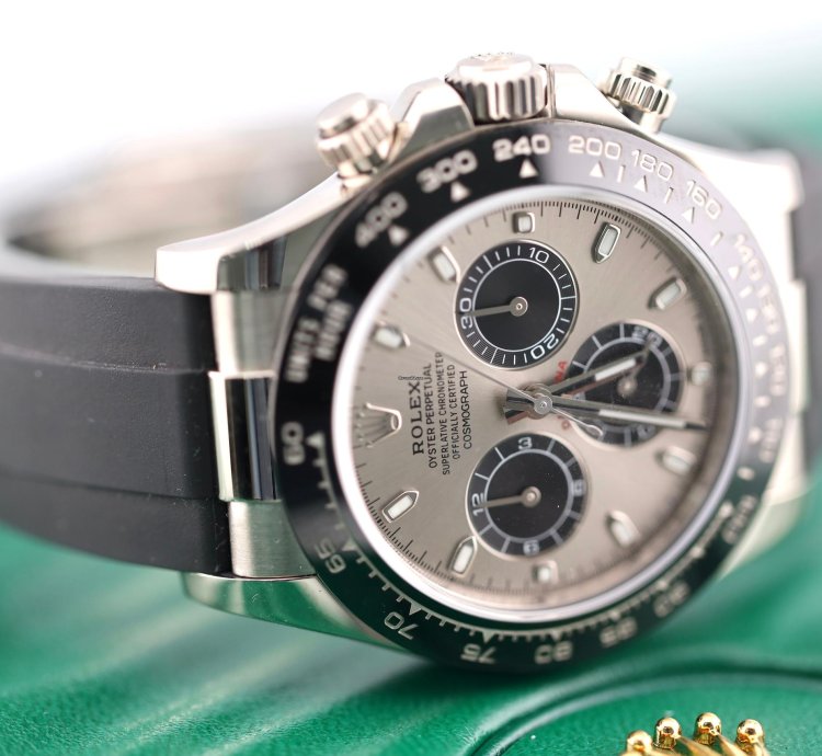 Rolex Daytona 2021 Daytona White Gold Ghost Oysterflex 116519ln