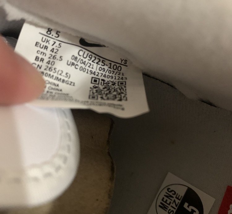 Supreme Nike Air Force 1 Low White Sizes 8 5 9 5