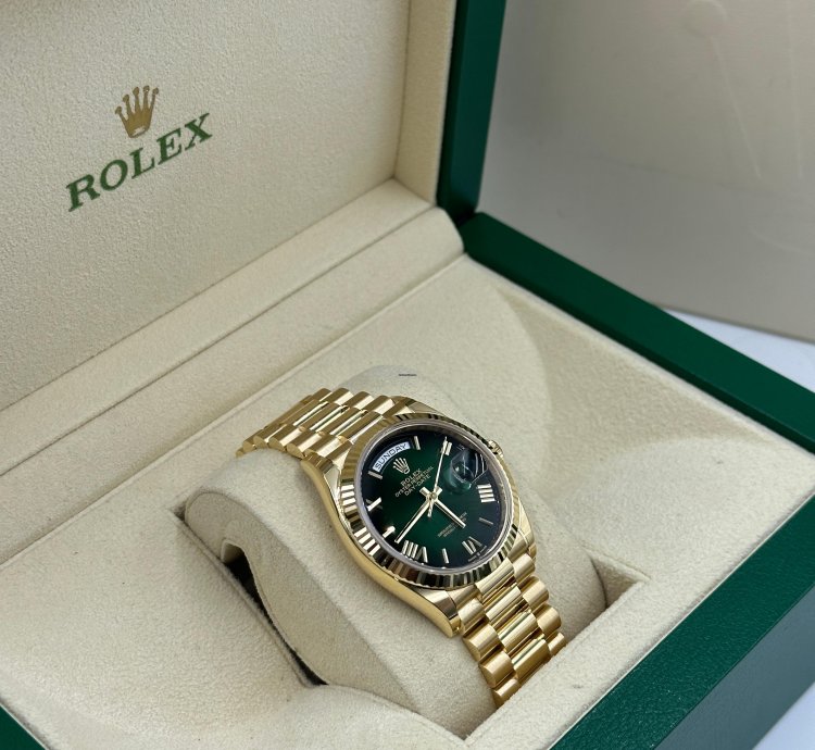 Rolex Day-date 36 Ombre Green Roman