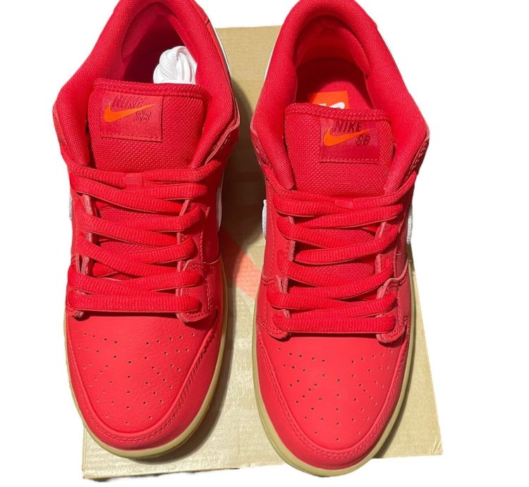 Nike Sb Dunk Low University Red Size Eu 44-us 10