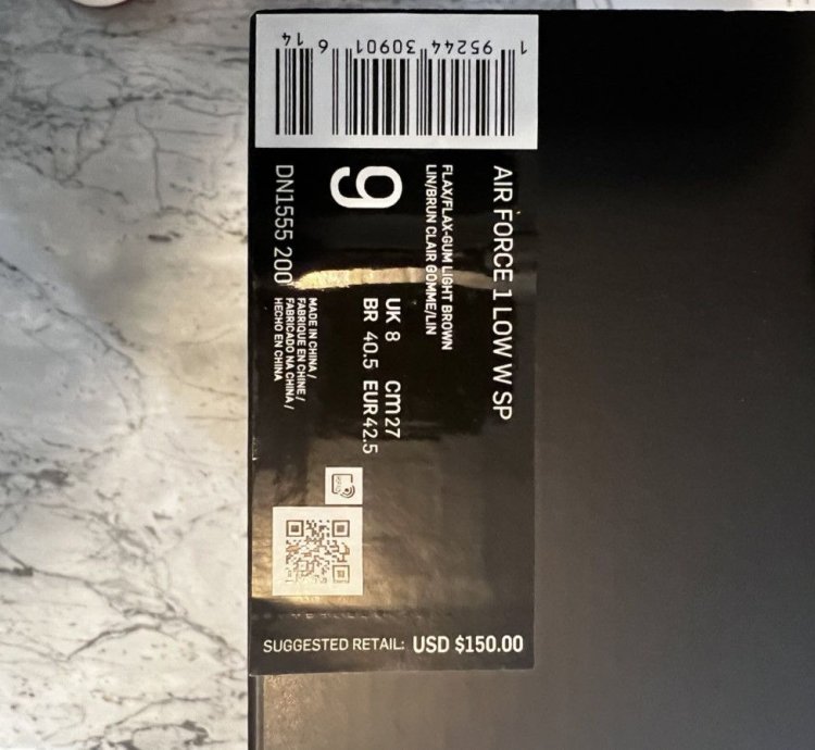 Supreme Nike Air Force 1 Sp