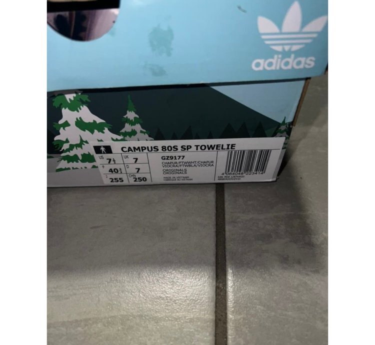 Adidas Campus 80s South Park Towelie 7 5m 9w New