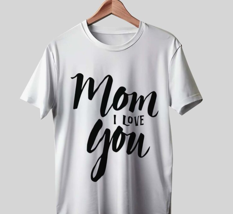 I Love Mom Mens Shirt Size Usa