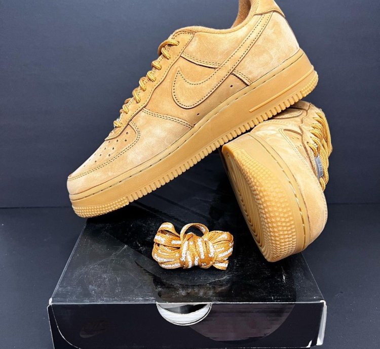 Supreme Nike Air Force 1 Sp Wheat