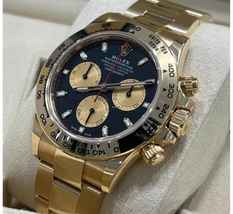 Rolex Daytona 2021 Yellow Gold Daytona Paul Newman Dial Unworn 116508 Box And Papers