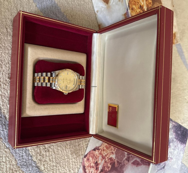 Rolex Day-date 36 Original 36 President Day-date Rolex With Diamond 3 Gold