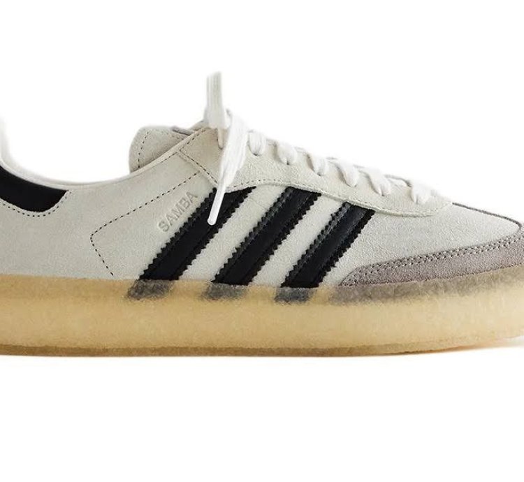 Adidas Clarks 8th Street Samba Chalk White Core Black