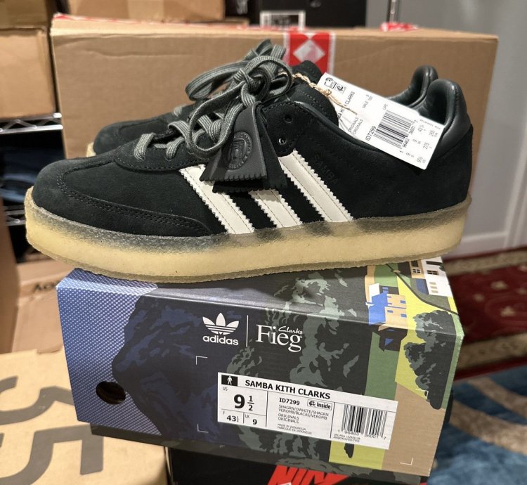 Adidas Clarks Kith 8th Street Samba Size 9 5 Brand New
