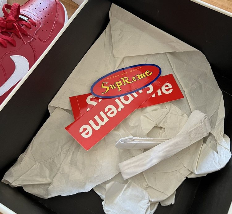 Supreme Nike Air Force One High World Famous