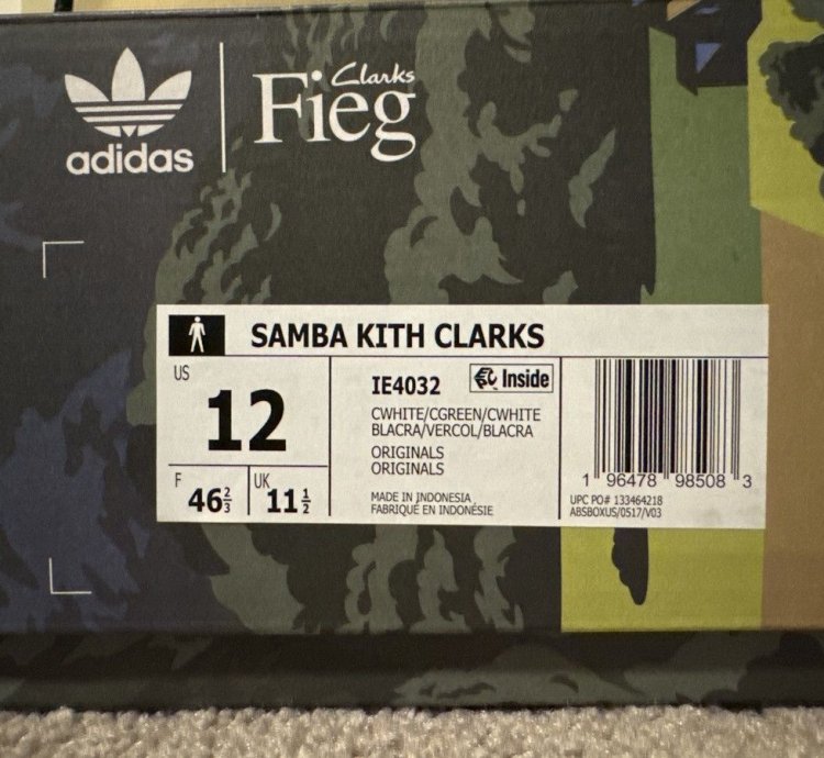 Adidas Clarks Kith 8th Street Sambas