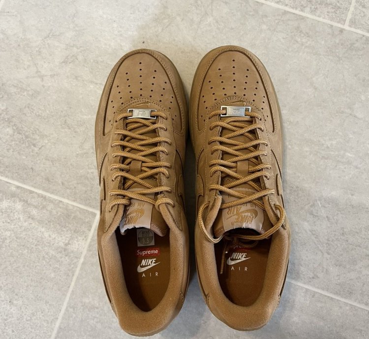 Supreme Nike Air Force One Wheat