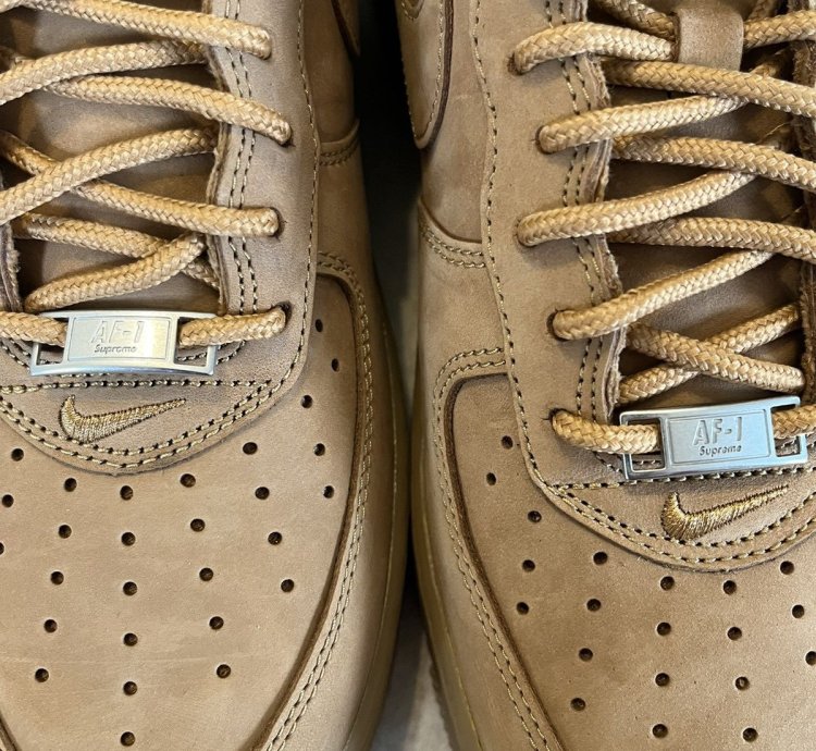 Supreme Nike Air Force One Wheat