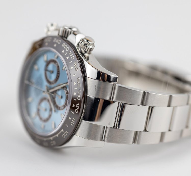 Rolex Daytona 2022 Daytona Platinum Ice Blue Baton 116506