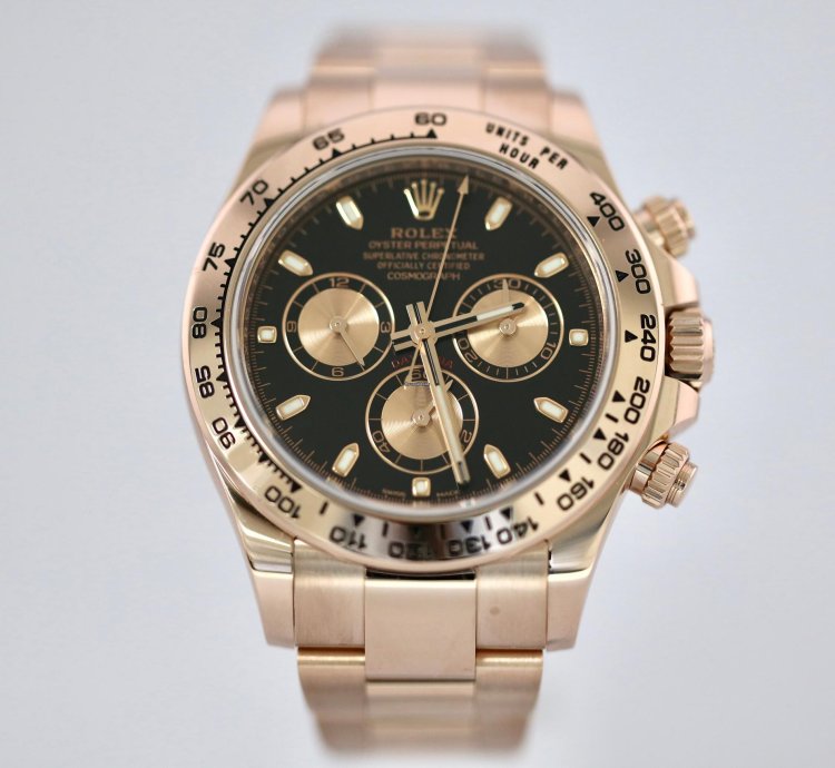 Rolex Daytona 2022 Daytona Rose Gold Black 116505