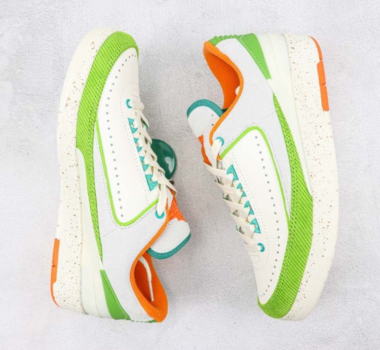 Air Jordan 2 Low White Green