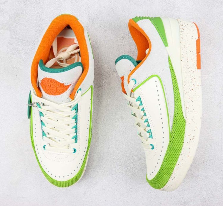 Air Jordan 2 Low White Green