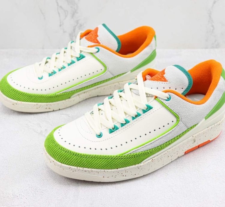 Air Jordan 2 Low White Green