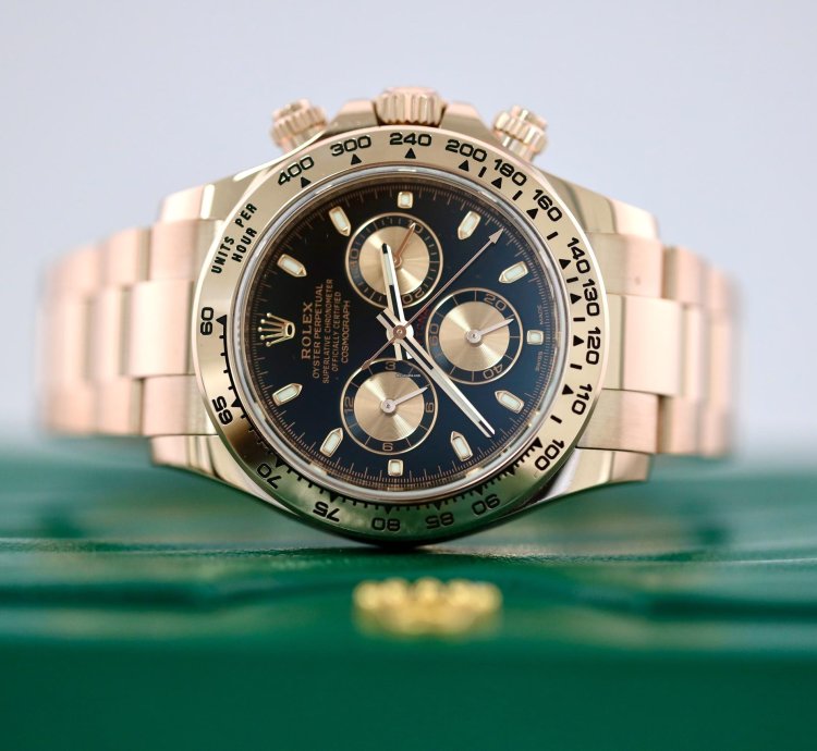 Rolex Daytona 2022 Daytona Rose Gold Black 116505