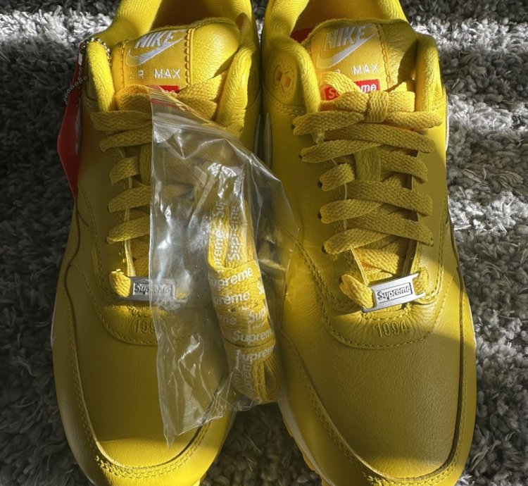 Supreme Nike Air Max 1 Speed Yellow
