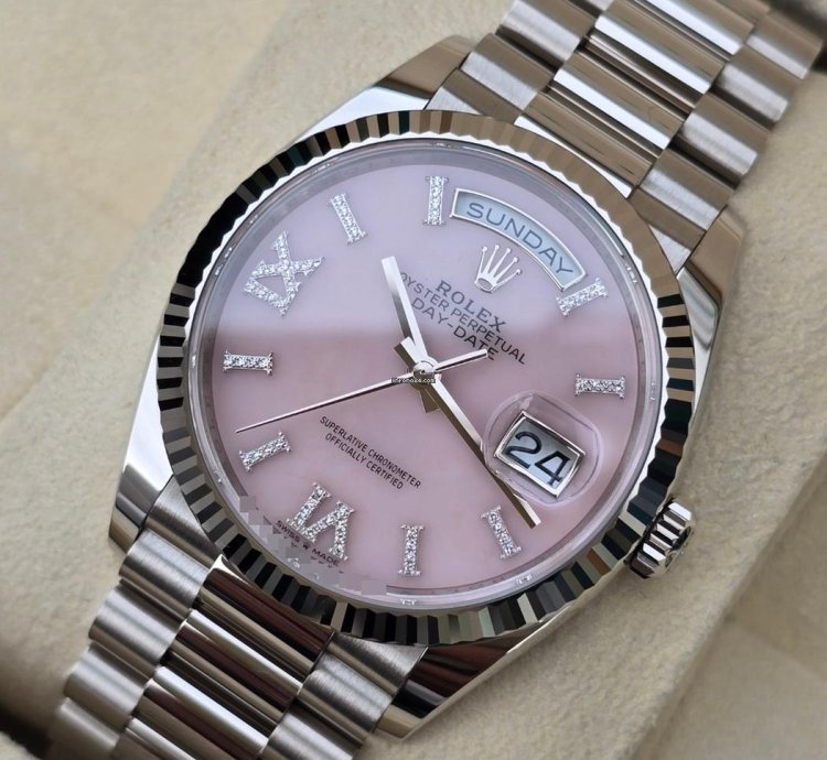 Rolex Day-date 36 Pink Opal Dial