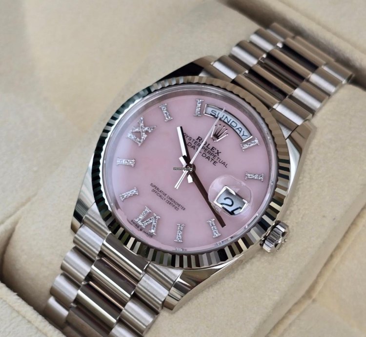 Rolex Day-date 36 Pink Opal Dial